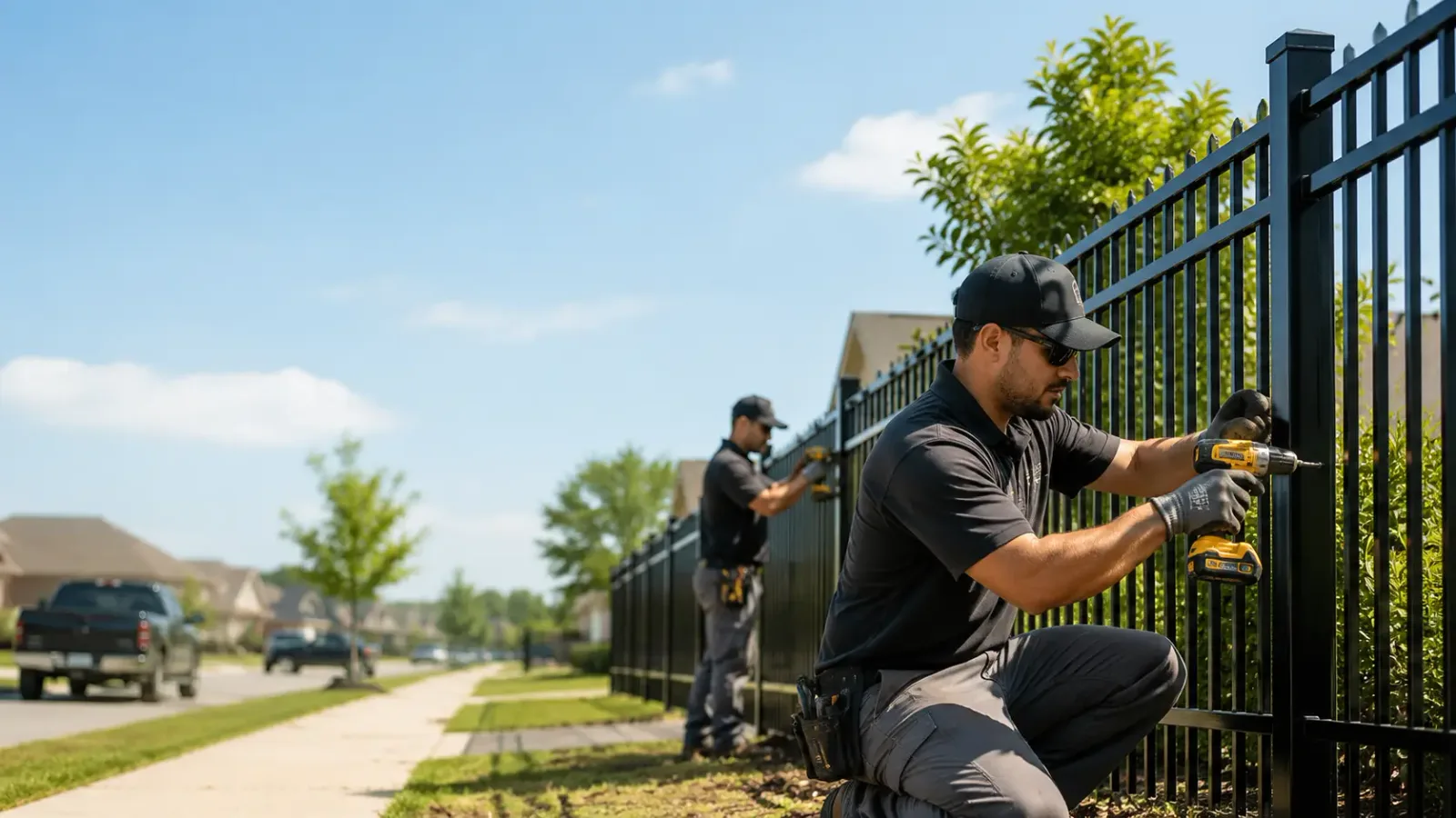 Metal Fence Installation in Anahuac, TX